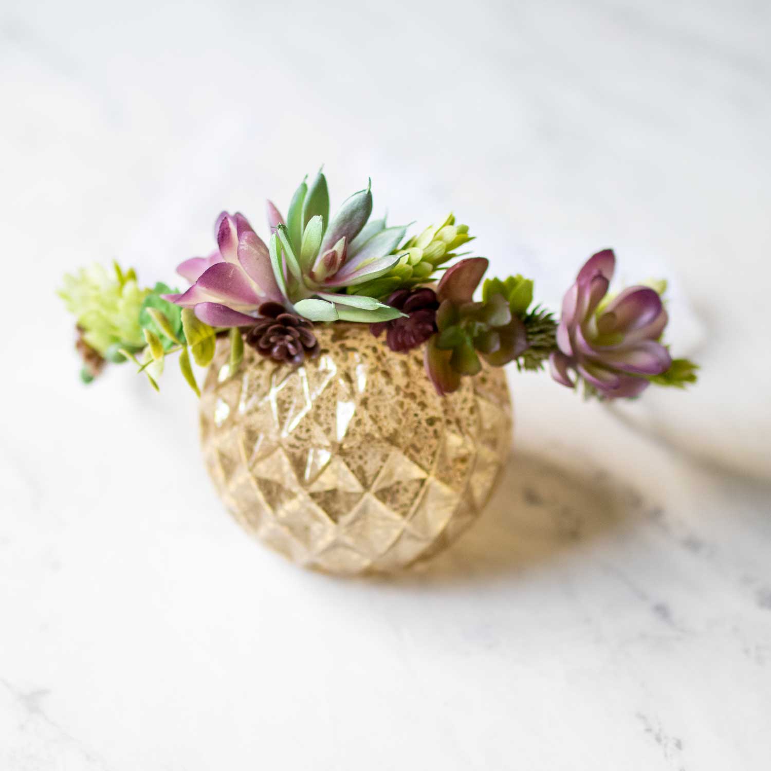 Desert Succulent Flower Crown