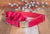 Holiday Sparkle (Red) Velvet Handmade Dog Collar