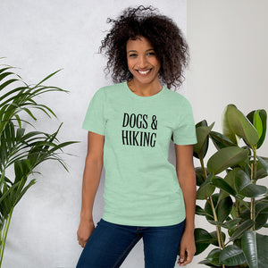 'DOGS & HIKING' Short-Sleeve Unisex T-Shirt