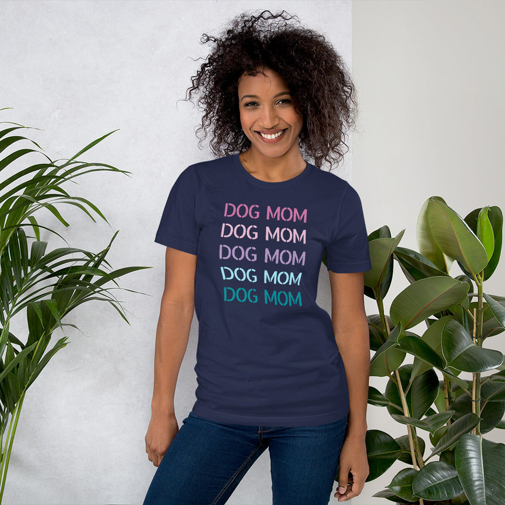 "DOG MOM" Short-Sleeve Unisex T-Shirt