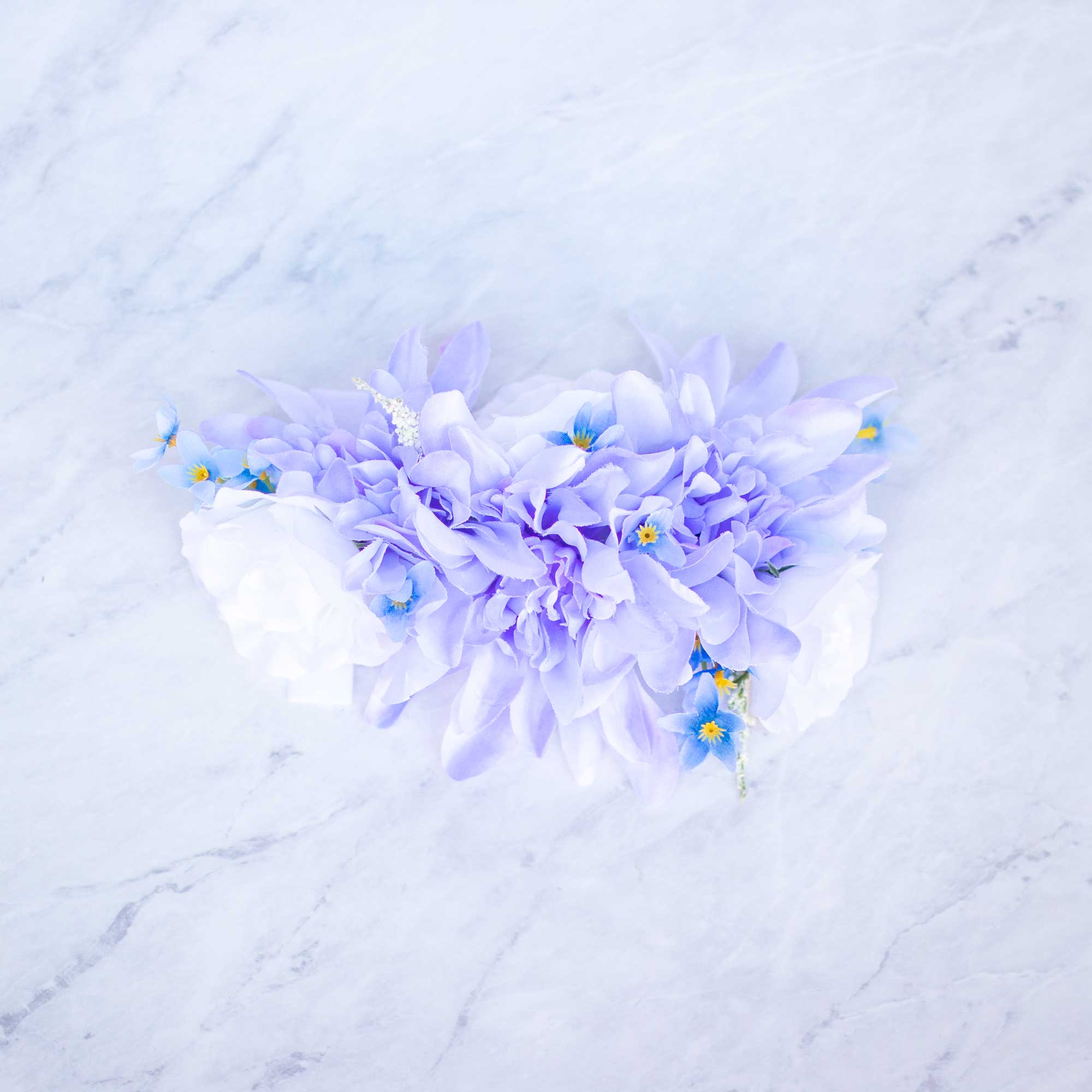 Lavender Floral: Collar Flower Accessory (Large)
