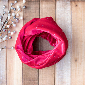 Holiday Sparkle Infinity Scarf