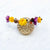 Purple/Yellow Forest Wire Flower Crown (Medium/Large)
