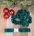 Holiday Sparkle (Green) Velvet Handmade Dog Collar