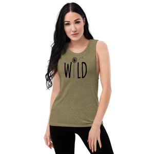 'WILD' Ladies Muscle Tank